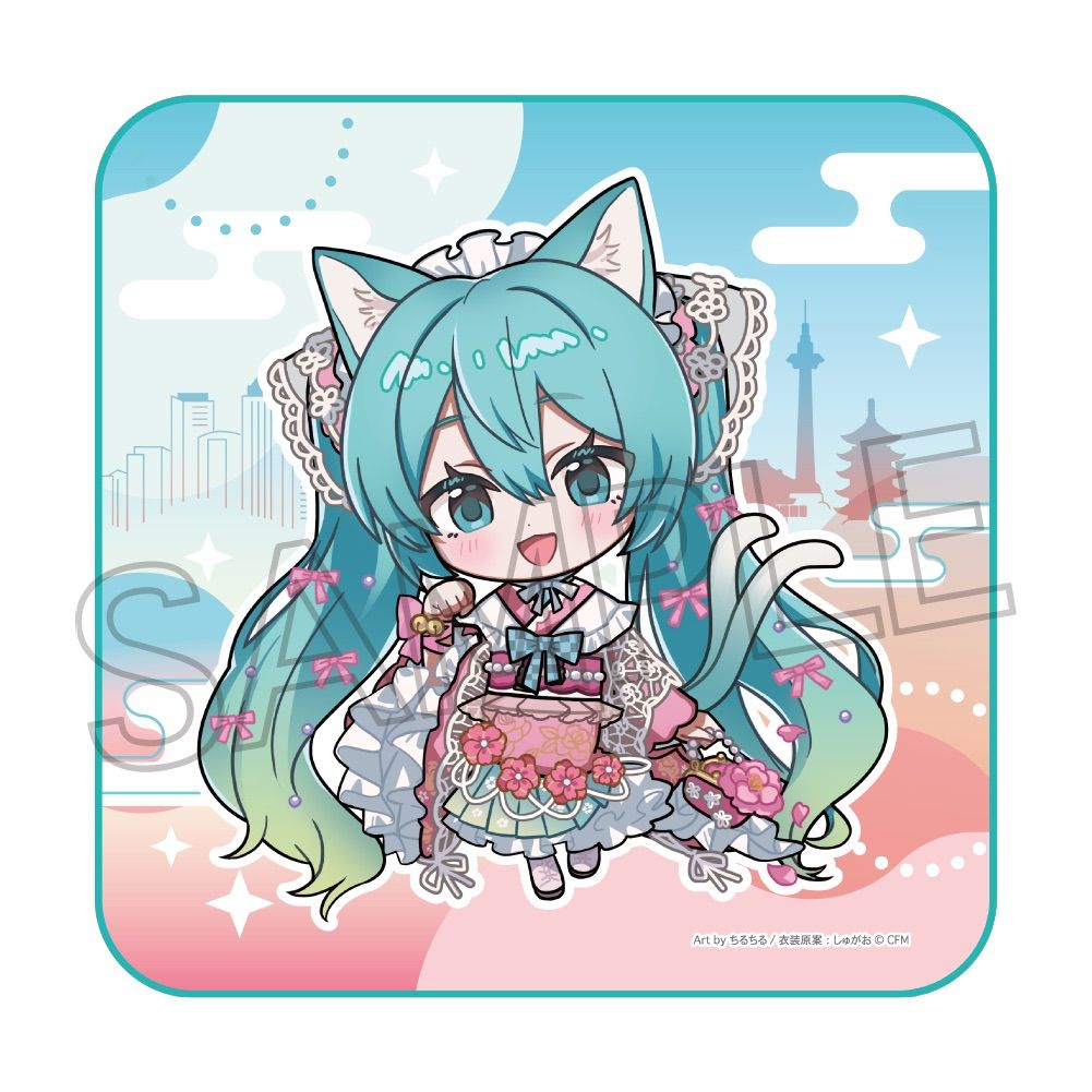 初音ミク 百鬼夜行 -街道さんぽ- ミニタオル 初音ミク｜ホビーの総合
