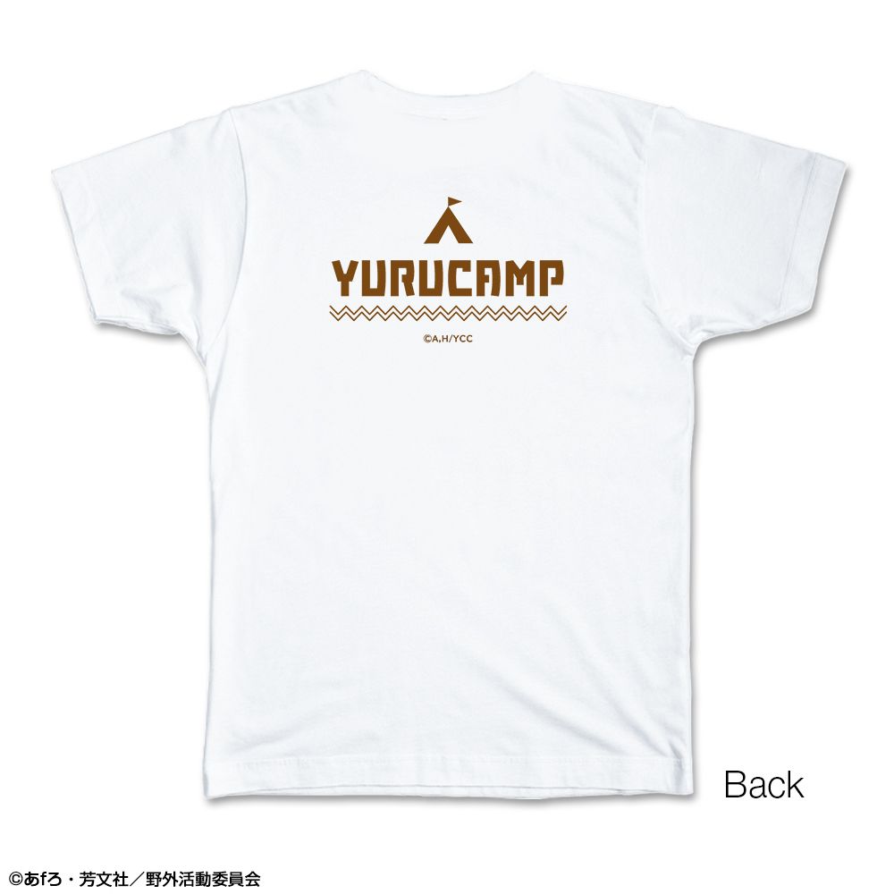 再販】ゆるキャン△ Tシャツ Lサイズ デザイン03 各務原なでしこ＆志摩