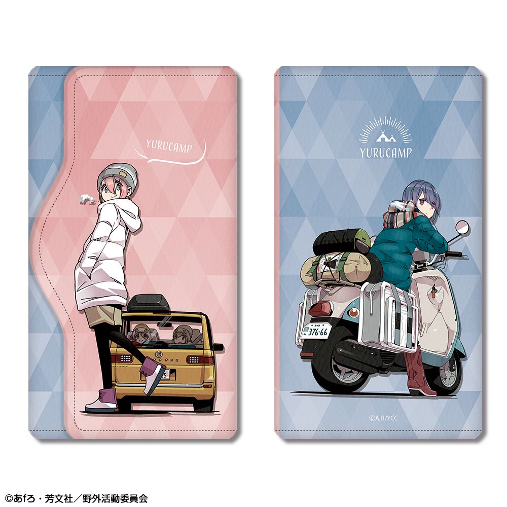 再販】ゆるキャン△ レザーキーケース Ver.2 デザイン01 各務原