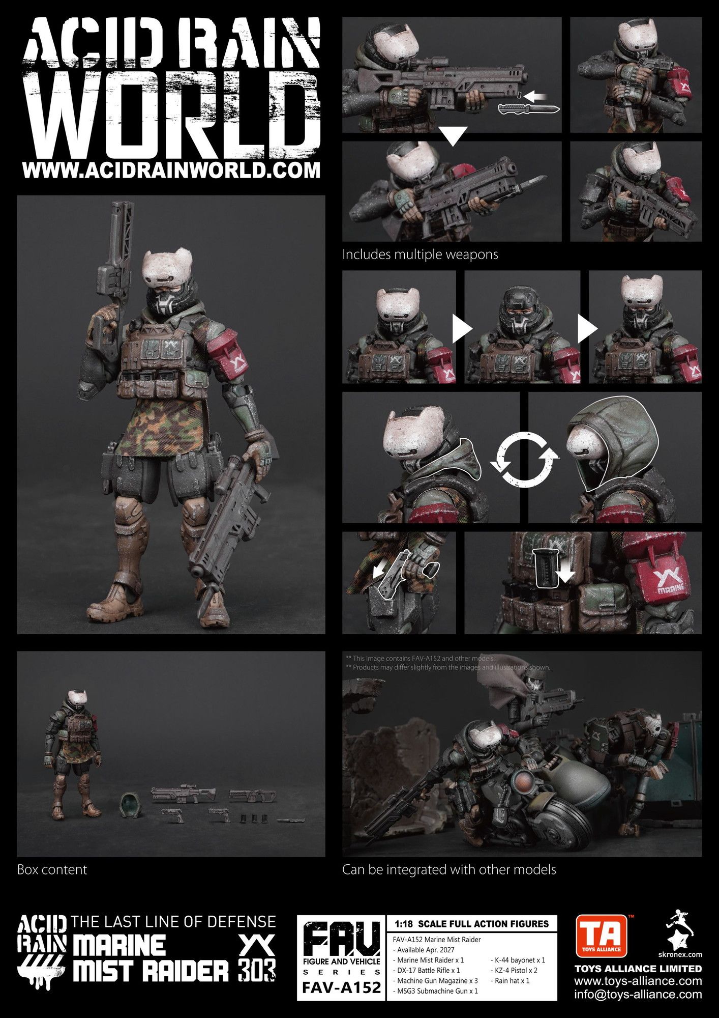 予約特別価格】TOYS ALLIANCE LIMITED アシッドレイン 1/18スケール