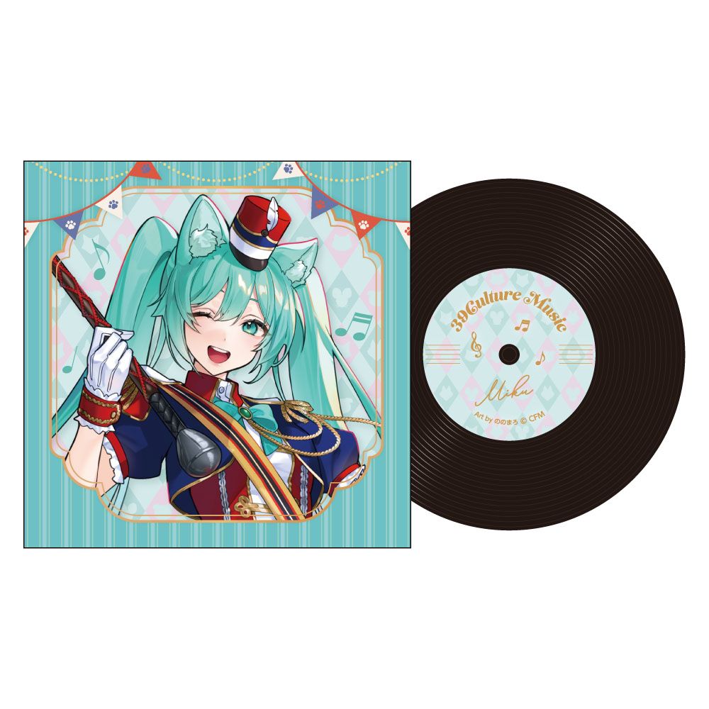 39Culture 2026 MUSIC レコード風コースター 初音ミク｜ホビーの総合