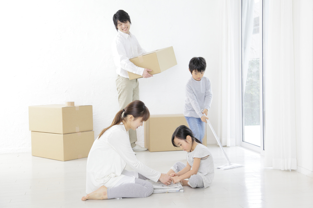 家族で引越し