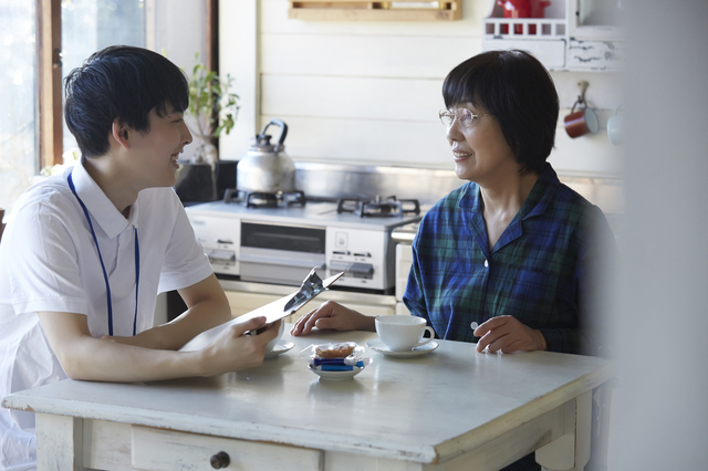 ケースワーカーとの面談