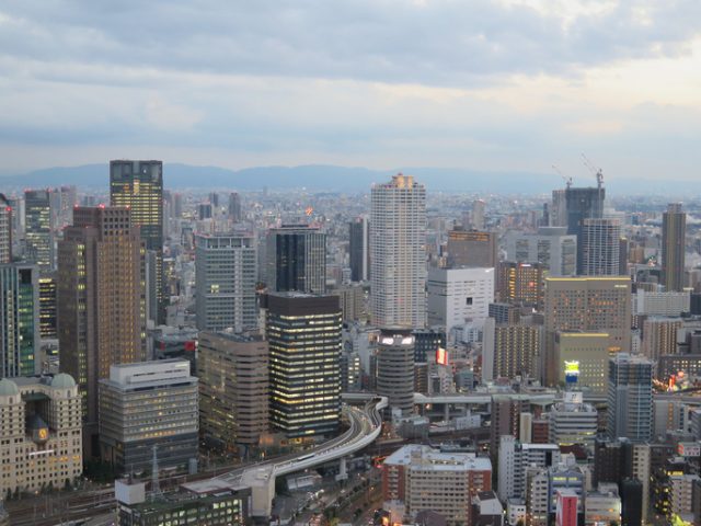 梅田の街並み
