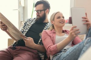 Reading the news