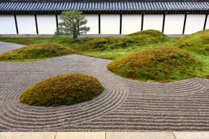 東福寺の枯山水庭園