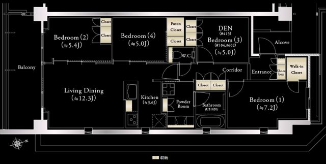 間取り図S-H