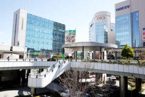 溝の口駅前風景