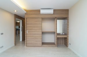 Empty Interior Bed Room in a new apartment