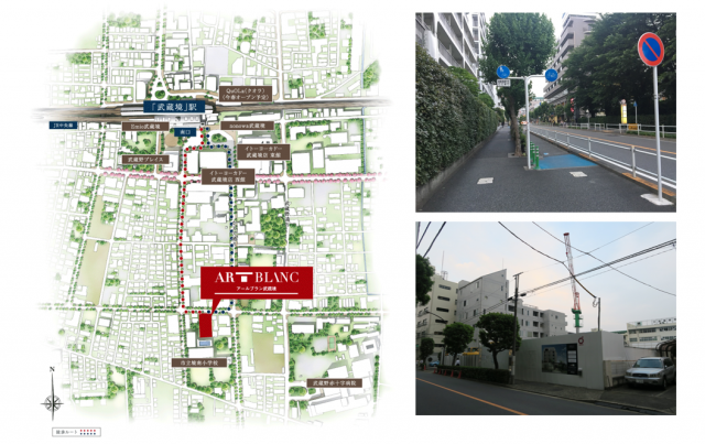 アールブラン武蔵境の周辺地図