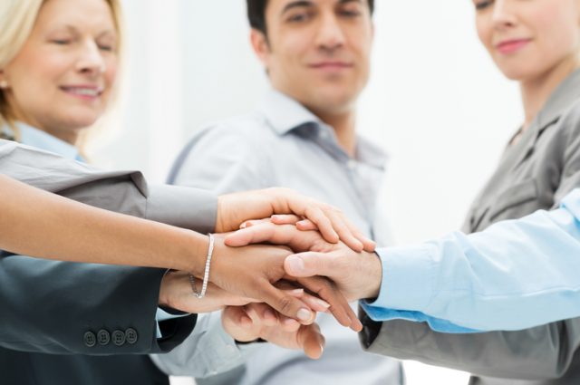 Business teamwork