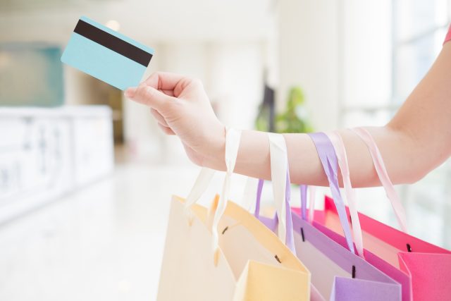 close up of credit cards