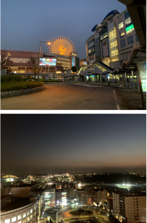 プラウド港北センター北の周辺写真(夜)
