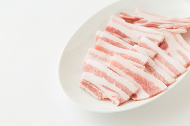 最も脂肪分の多い豚バラ肉