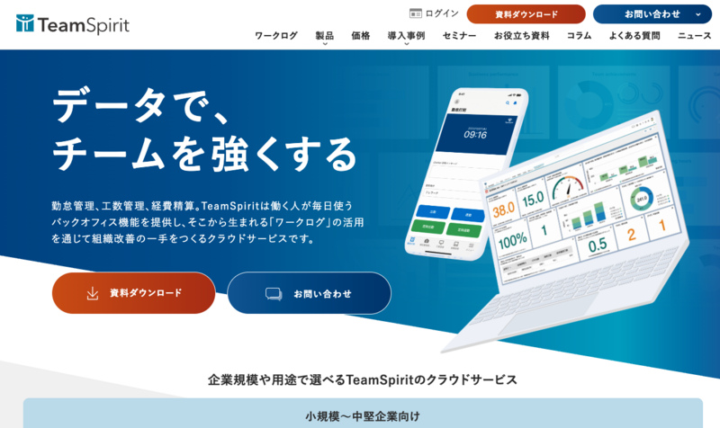 TeamSpiritのキャプション