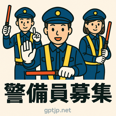 交通警備｜入社祝金10万円支給あり（規定あり）｜昇給・賞与あり｜勤務地は安中市