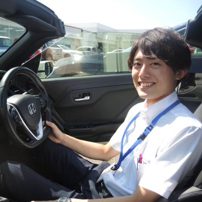 HONDAでの営業スタッフ