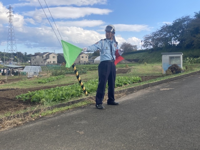 山形市の交通誘導員