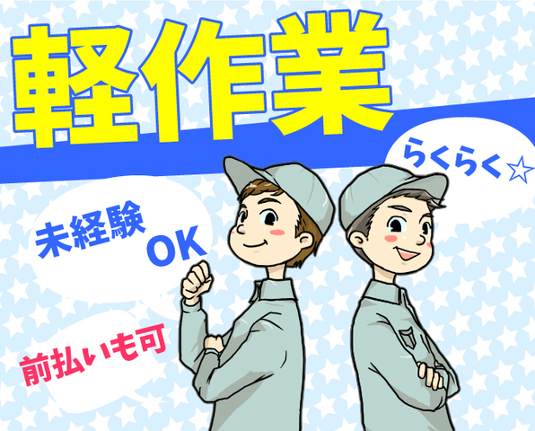 11月から12月末まで期間限定・軽作業スタッフ　大募集/245
