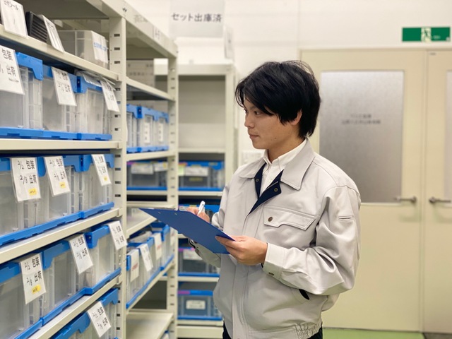 中途採用　釣竿用基幹部品の金属プレス業務