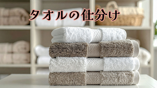 スピード採用！タオルの仕分け/ラクラク軽作業♪