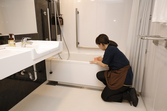  「新丸子駅」ビジネスホテルのベッドメイク