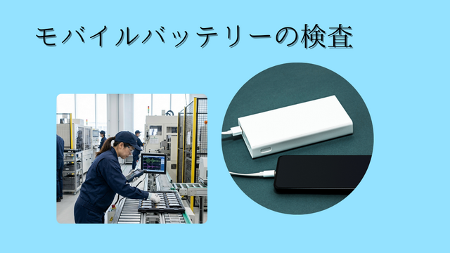 スピード採用！モバイルバッテリーの検査・梱包/コツコツ集中作業♪