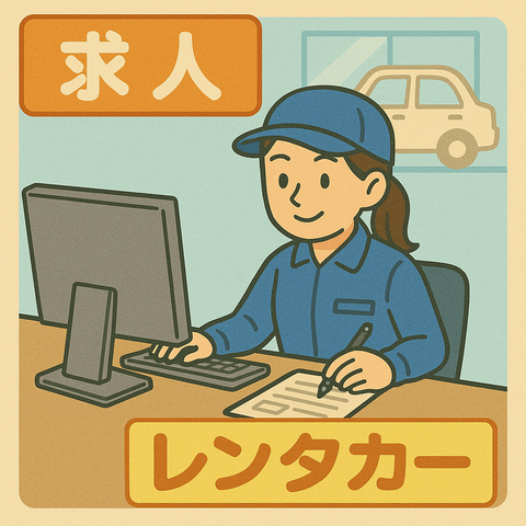 選べる職種のレンタカースタッフ