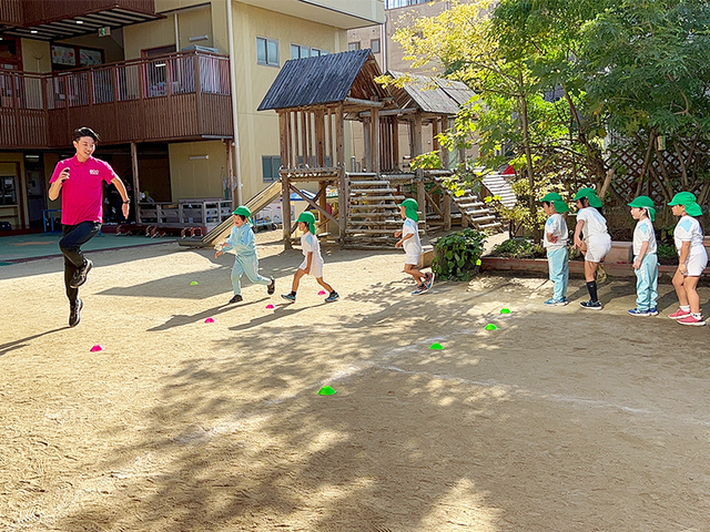 幼稚園や保育園でのスポーツインストラクター
