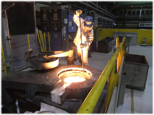 金属粉末の製造オペレーター