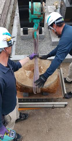 石材加工据付スタッフ