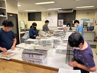 平日の午前のみ／内勤／チラシ折込スタッフ ／河北仙販郡山支店