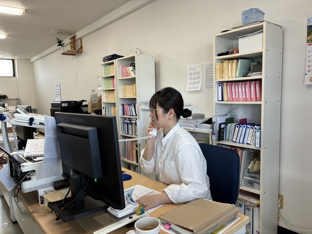 農業資材の受発注事務