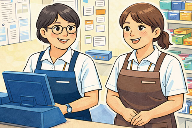 「彦根市高宮町」大手企業内の売店スタッフ2名募集！月～金の朝の2～3時間のみ／未経験OK！時給2,000円！