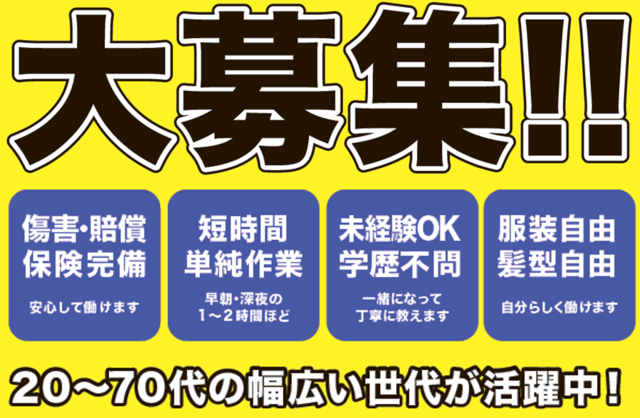 人に会わずにマイペースに新聞配達　伊万里北部販売店のスタッフ募集中　佐賀県伊万里市