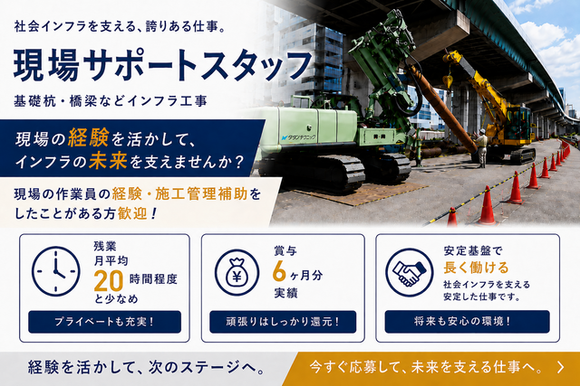  現場サポートスタッフ