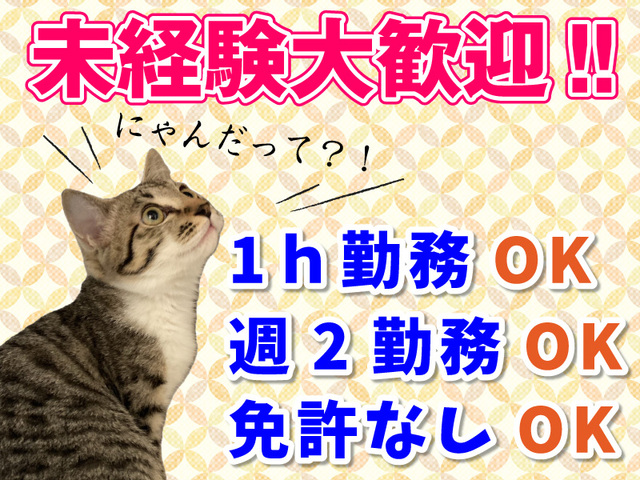 上野専売店／朝刊配達スタッフ／週2日からOK／1日1時間から相談可