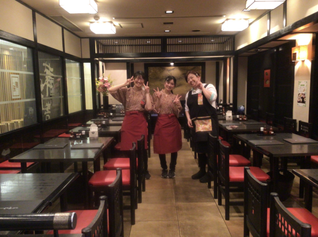 【夜】ホールスタッフ（そば茶屋 華元　本膳庵　下関大丸店）