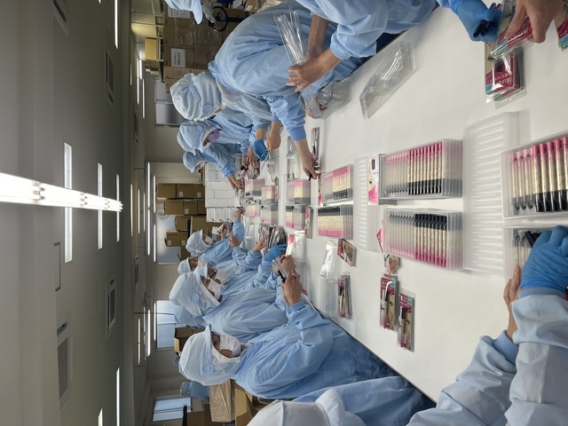  化粧品の包装・梱包仕上げスタッフ