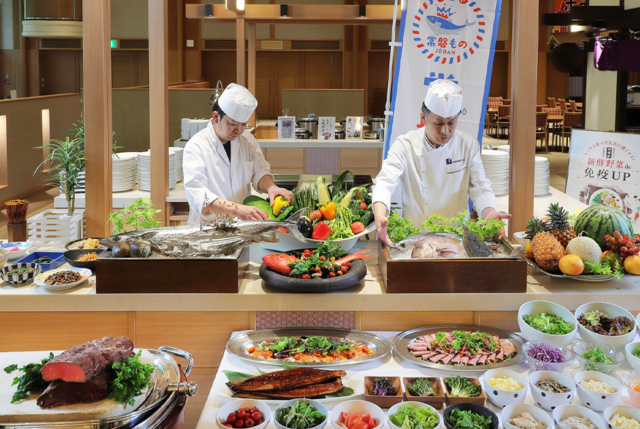 旅館ホテルの調理補助スタッフ