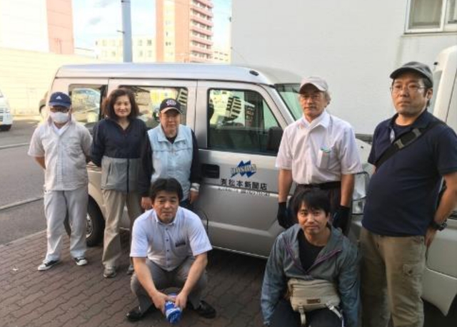 北海道新聞販売店正社員　顧客管理・営業・配達労務