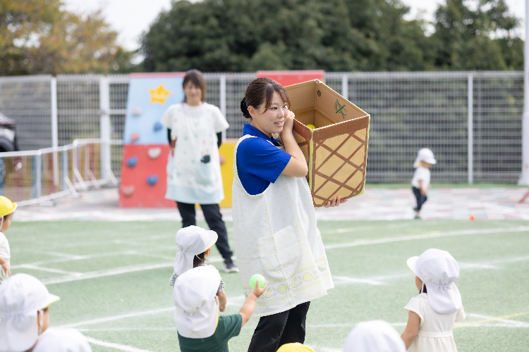 身体を使ってのびのびと遊び学ぶ環境