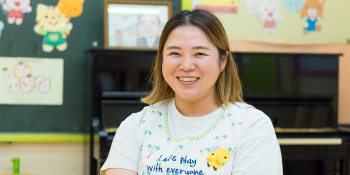 子どもたちの輝く笑顔に癒される毎日です。