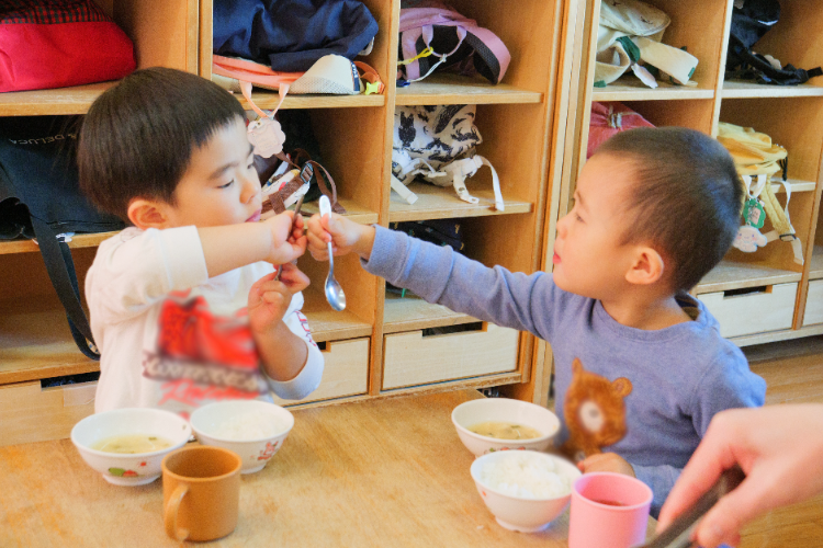 食育で食べることに興味を持つ、好きになる