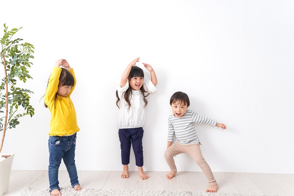 変身している子ども