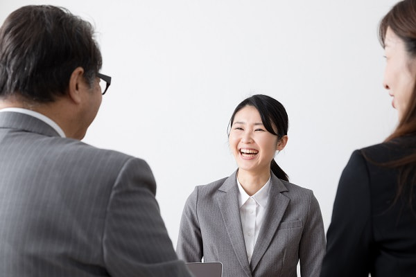 保育士の面接の様子