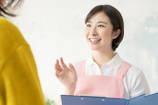 保育実習の反省会の様子