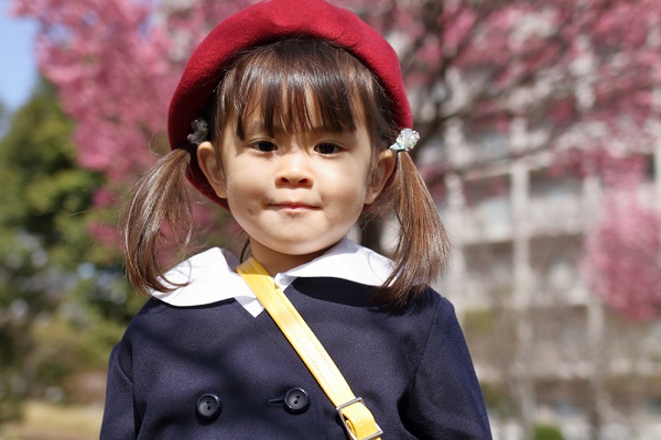 4月の3歳児の写真