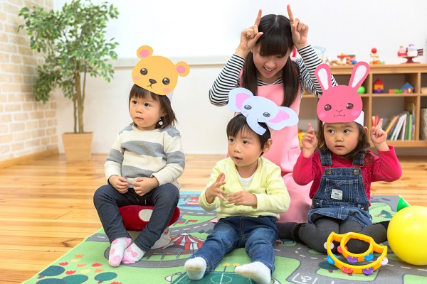 5月の3歳児の写真