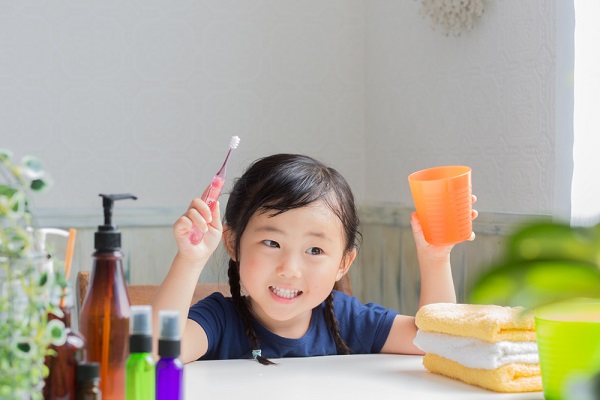 6月の3歳児の子どもの写真